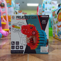 Toy Dino Wheel Soft Dart Gun Ftoy2023010