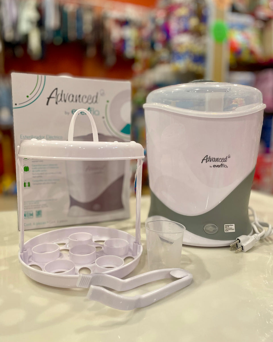esterilizador evenflo electrico Sterilizer Advanced Electric 6pc-Evenflo e5715| Twinkle Star Baby & Party  Store