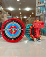 Toy Dino Wheel Soft Dart Gun Ftoy2023010