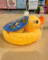 Squeaky Rubber Duckyw/Ring 3pc FTS17375