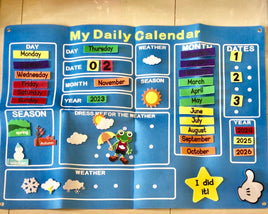 Kids My Daily Calendar Mat