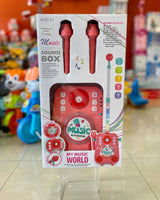 Toy Microphone Sound Box Pink Ftoy2022038