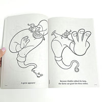 Coloring Bk Aladdin 80pg 4sea-54401