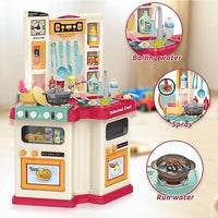 Toy Kitchen Cream & Red Ftoy2021076