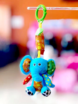 Stuff Toy Rattle Elephant 6"