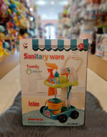 Toy Cleaning Trolley Set