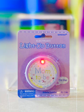 Shower Mom to be Light Button
