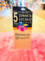 5 pc Tissue Gift Wrap Paper fts13138