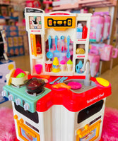 Toy Kitchen Cream & Red Ftoy2021076
