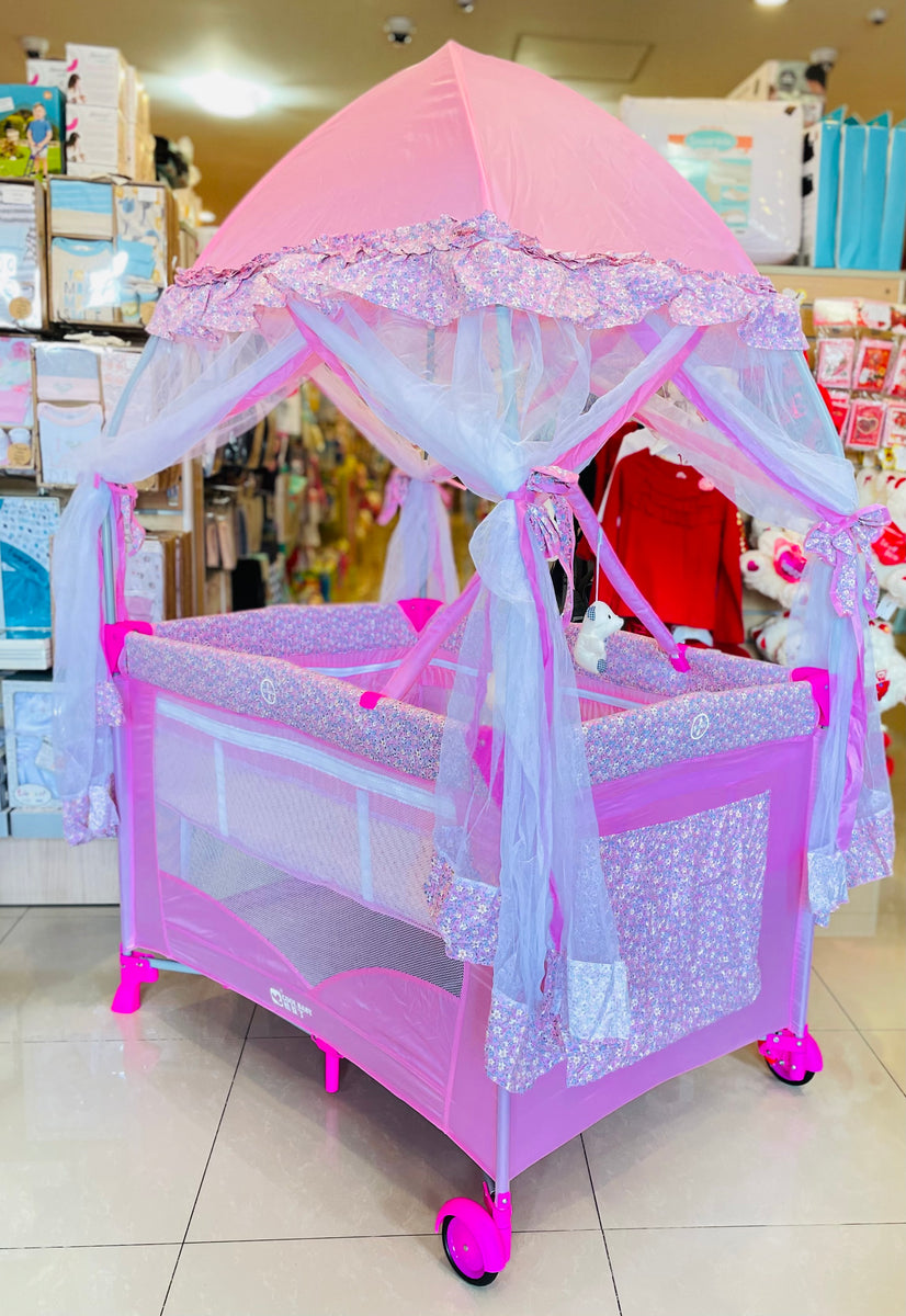 Playpen w/4 post Canopy FTS32351| Twinkle Star Baby Party Store