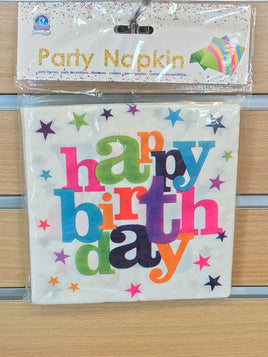 Party Napkins Happy Birthday