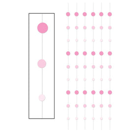 Shower Stringers-Pink Dot