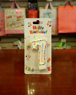 Bday Candle Dots #7 FTS19865-7