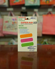 Bandages-40ct Neon Clear