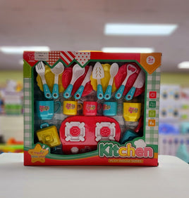 Toy Kitchen Set in Window Box Ftoy2021077