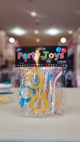 Party Toy Glasses 6pc Bag