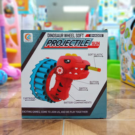 Toy Dino Wheel Soft Dart Gun