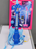 Toy Guitar & Microphone Bl