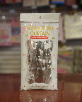Party Foil Curtain Silver fts19885s