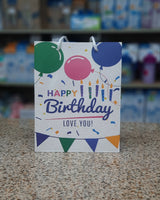 Happy Birthday 7x9" Gift Bag fts11727
