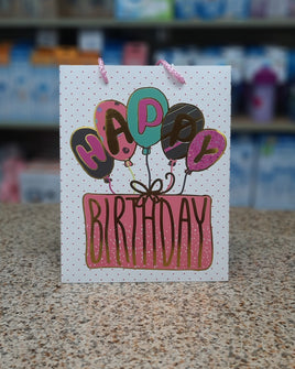 Happy Birthday 7x9 Gift Bag fts11724