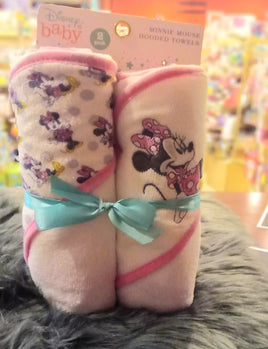 Hooded Towel 2pk Minnie 4sea-55264