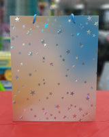 Gift Bag Pastel Stars 10*12" fts11771