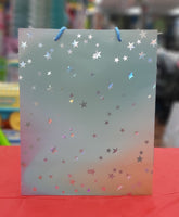 Gift Bag Pastel Stars 10*12" fts11771