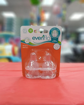 Nipple Silicone 3-6 4pk-Evenflo e2427