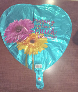 Foil Balloon Praying For Your Quick Recovery 111492