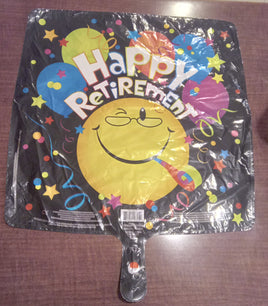 Foil Balloon Retirement Smiley 19355