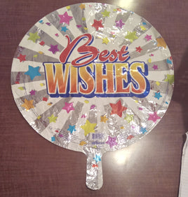 Foil Balloon Best Wishes Stars 19439