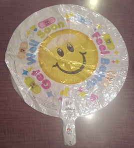 Foil Balloon Feel Better Smiley 18\" 20198