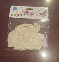 Balloon 12pk fts19195-white