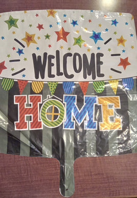 Foil Balloon Welcome Home Square 111546