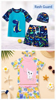 Boy & Girl Rash guard 3pc fts40538