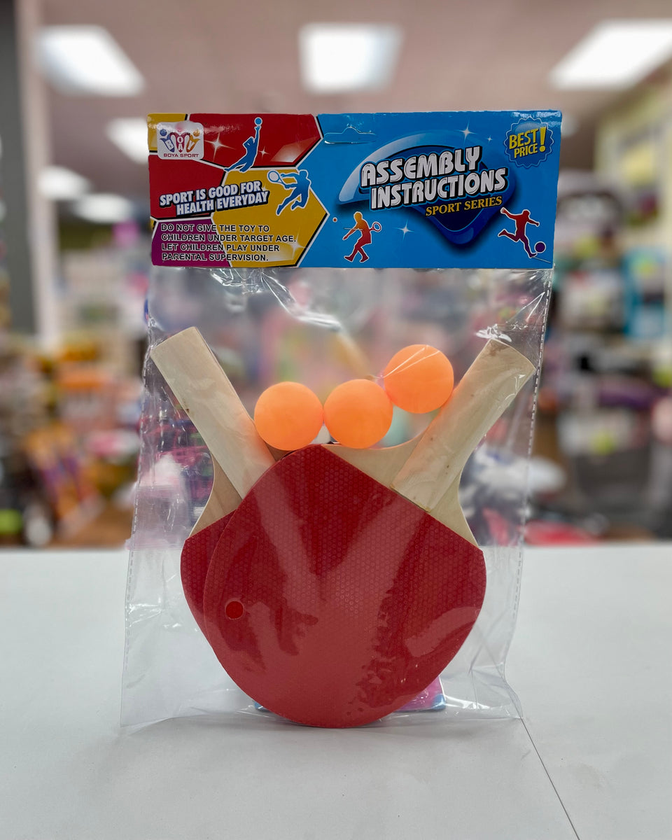 Toy Racket Gif Toy Racket Set w/3 balls FTOY2024048| Twinkle Star Baby & Party Store