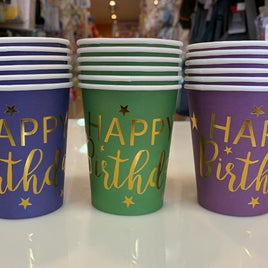 Party Cups Happy Birthday Solid FTS32588