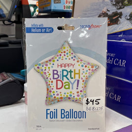 Balloon Birthday Lot of Dots Std BE81275