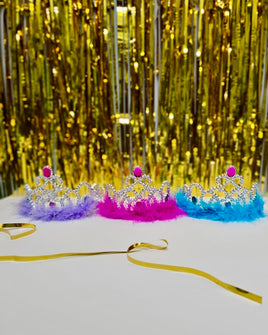 Tiara w/feather fts19527