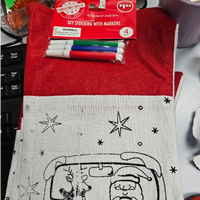 Stocking w/Markers DIY 10013