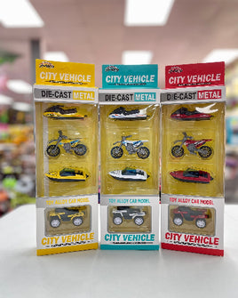 Toy Die Cast Vehicle 4pc FTOY2024111