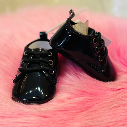 Shoe-Lace Up Shiny Wht 1-4 Luna1411