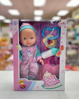 Toy Feeding Doll Set