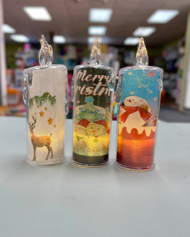 Christmas Designed Candle B/O