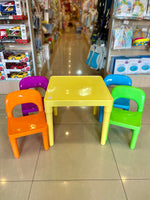 Table & Chair 5pc Plastic Colo