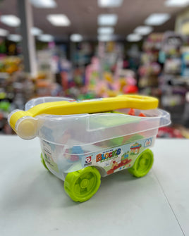 Toy Blocks In Wagon