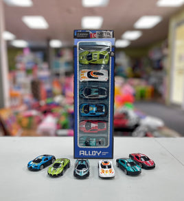 Toy Metallic Cars 6pc