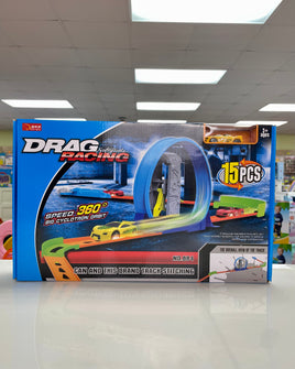 Toy Drag Racing Track 15pcs Ftoy2023017