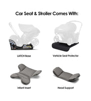 Car Seat & Stroller In 1